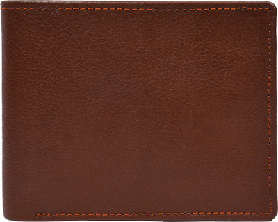 

Printz Men Tan Genuine Leather Wallet(5 Card Slots)