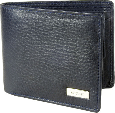 

VOGARD Men Blue Genuine Leather Wallet(8 Card Slots)