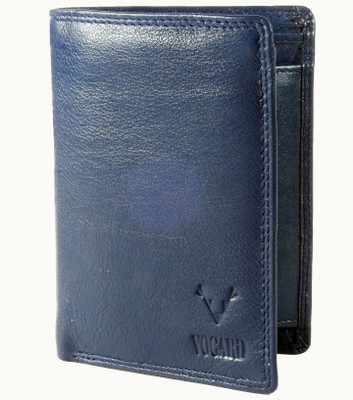 

VOGARD Men Blue Genuine Leather Wallet(12 Card Slots)