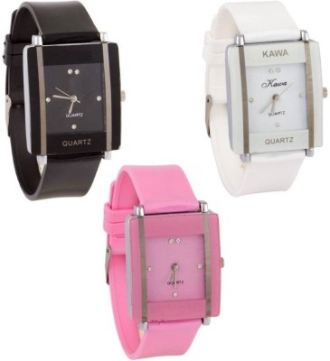 Infinity Enterprise glory black white and pink square women Watch  - For Women   Watches  (Infinity Enterprise)