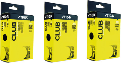 

Stiga Club 40+ Table Table Tennis Ball(Pack of 3, White)