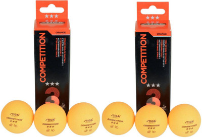 

Stiga Competition Table Table Tennis Ball(Pack of 6, Orange)