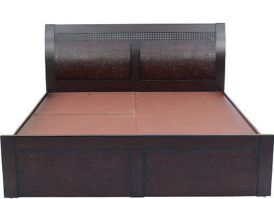 

shop klass Engineered Wood King Bed With Storage(Finish Color - brown)