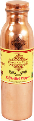 

IndianArtVilla Copper Water Bottle, Leak Proof Design 550 ml Bottle(Pack of 1, Brown)