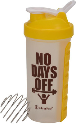 

Giftipedia Tabster 500 ml Shaker(Pack of 1, Yellow), White yellow