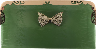 

Bizarre Vogue Casual Green Clutch