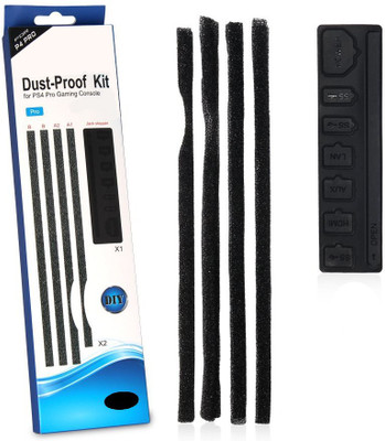 

TCOS Tech PS4 Pro Dust Proof Kit Gaming Accessory Kit(Black, For PS4)