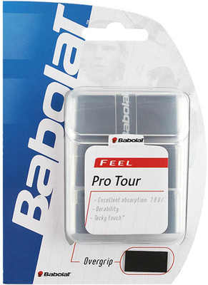 

Babolat Pro Tour Tacky Touch Grip(Black, Pack of 1)