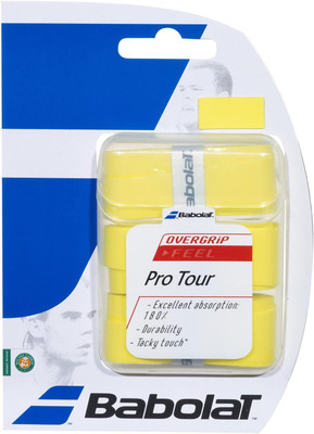 

Babolat Pro Tour Tacky Touch Grip(Yellow, Pack of 1)