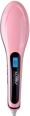 vepson LCD Electric Professional Brush comb VS106 Hair Straightener(Multicolor)