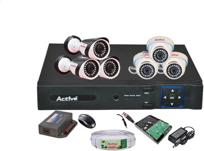 

Active Feel Free Life AHD0804HAHD2,3D3M36-F6 8 Channel Home Security Camera(2 TB)