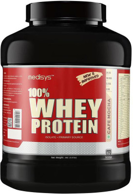 

Medisys 100% Whey Protein(2 kg, Cafe Mocha)