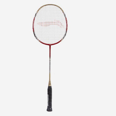 

Li-Ning GForce Pro 2200i Badminton Racquet Gold, Red Strung Badminton Racquet(S2, 89 g)