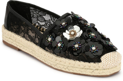 

OLMIITE Flovy Espadrilles For Women(Black