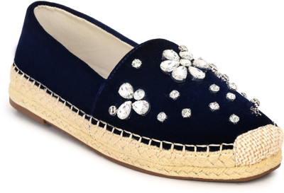 

OLMIITE Jary Espadrilles For Women(Blue, Silver