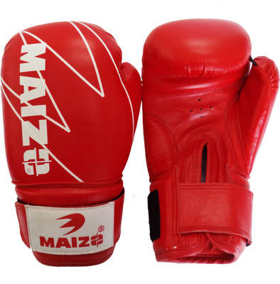 

Maizo Competition Style Leather Moulded 8 Oz Boxing Gloves (, Red