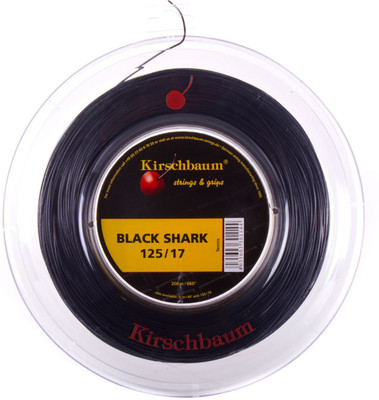 

Kirschbaum Black Shark 17 String (12m) 1.25 Tennis String - 12 m(Black)