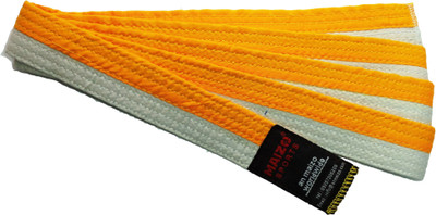 

Maizo Karate Judo Matial Arts Belt Back Support(Yellow, White