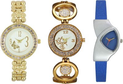 Shivam Retail SR-03 203-204-208 Stylish Three Different Shade Watch  - For Girls   Watches  (Shivam Retail)