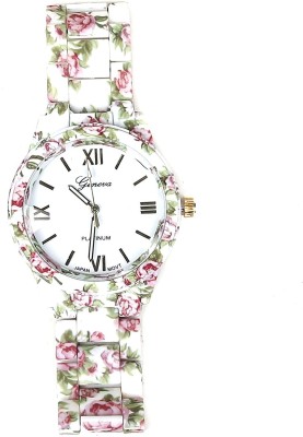 laxmi Geneva watch floral print Watch  - For Women   Watches  (laxmi)