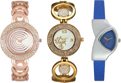Shivam Retail SR-03 202-204-208 Stylish Three Different Shade Watch  - For Girls   Watches  (Shivam Retail)