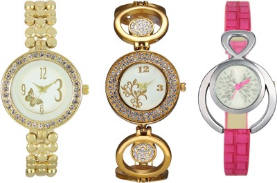 Shivam Retail SR-03 203-204-205 Stylish Three Different Shade Watch  - For Girls   Watches  (Shivam Retail)