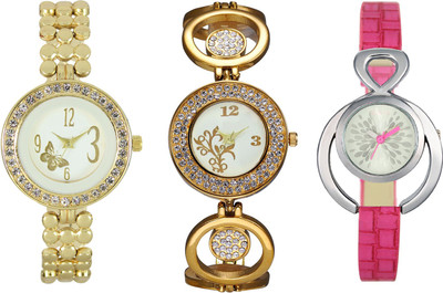 

Shivam Retail SR-03 203-204-205 Stylish Three Different Shade Watch - For Girls