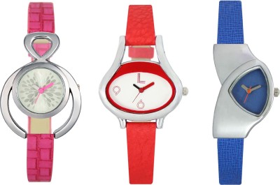 Shivam Retail SR-03 205-206-208 Stylish Three Different Shade Watch  - For Girls   Watches  (Shivam Retail)