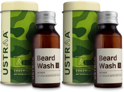 

Ustraa Beard Wash (Woody) - Set of 2(60 ml)