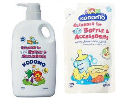 

kodomo Liquid Cleanser Bottle And Refill(1450 ml)(White)