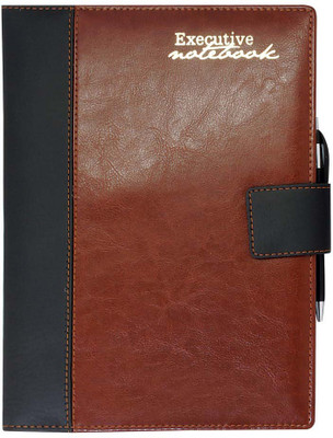 

Imagine Products A4 Notebook(Executive Notebook, Brown, Black), Black;brown