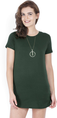 forever 21 green t shirt dress Price History of Women's from Flipkart 2_54640906 Floral pattern