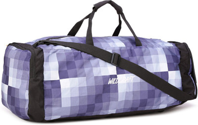 

Wildcraft Power Duffle Pixels Travel Duffel Bag(Black, Purple)