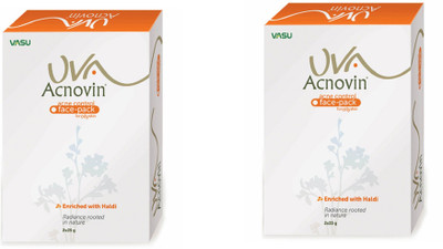 

VASU UVA acnovin acne control face pack 2*25 g set of 2(100 g)