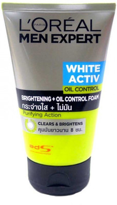 

L'Oreal Paris men expert white activ oil control brightening foam Face Wash(100 ml)