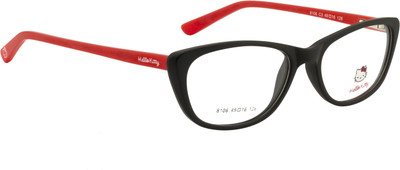 

Hello Kitty Full Rim Wayfarer Frame(49 mm