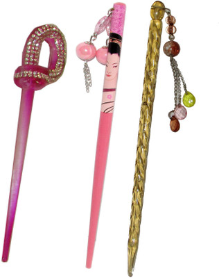 

Yashasvi Juda Stick Hair Accessory Set(Multicolor)