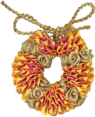 

AmberRoze Kondai maalai Hair Accessory Set(Yellow)