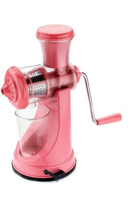 

Your Choice (R) Royal Pink Manual Fruit & Vegetable Juicer Manual Made with ABS BPA Free Plastic Plastic, Stainless Steel Hand Juicer(Pink)