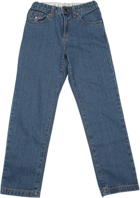 

US Polo Kids Regular Boys Blue Jeans, Dk. blue