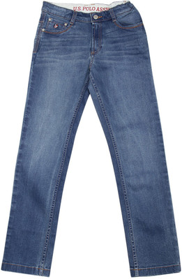 

US Polo Kids Regular Boys Blue Jeans, Me. blue
