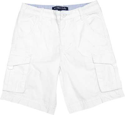 

Allen Solly Junior Short For Boys Casual Solid Cotton(White, Pack of 1