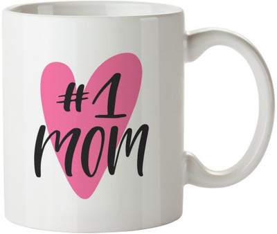 

khappi Sarab Imagery #1 MOM Coffee Ceramic Mug(300 ml), Multicolor