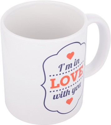 

khappi Sarab Imagery Ceramic 290 ml, White, Sarabmugs005 Ceramic Mug(300 ml), Multicolor