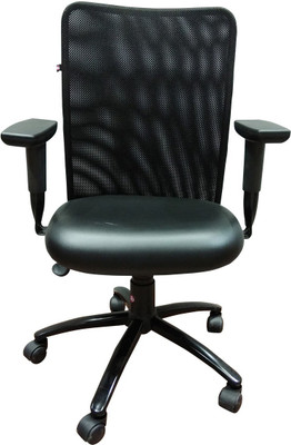 

HOF KAR 3004 M Protected Leather Office Arm Chair(Black)