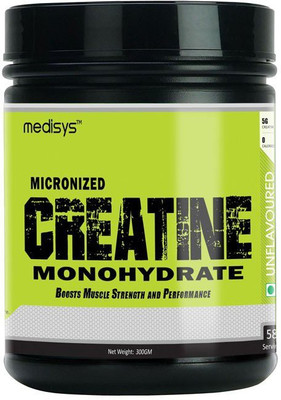 

Medisys Micronized Creatine Monohydrate Creatine(.300 kg, Unflavored)