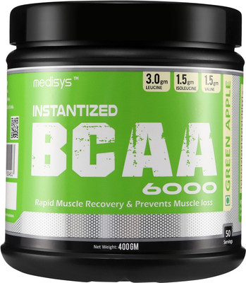 

MEDISYS Instantized 6000 - BCAA(400 g, Green Apple)