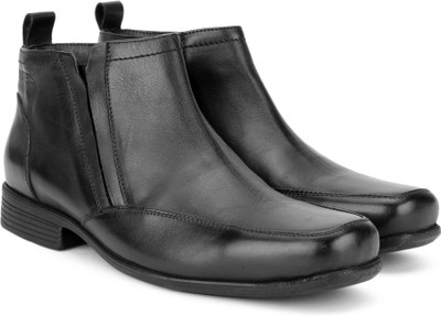 

Pavers England Genuine Leather Slip On For Men(Black