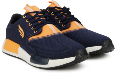 

Mmojah Eco-Soft Running Shoes For Men(Multicolor, Navy/blazing orange