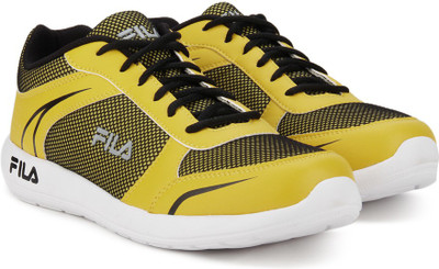 

Fila WADE Running Shoes For Men(Yellow, Yel/blk